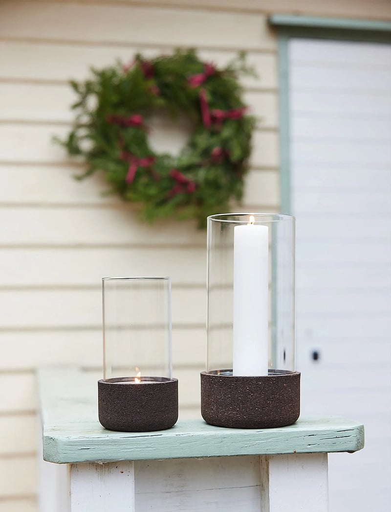 Sagaform - Dante lantern small - dark brown - 2