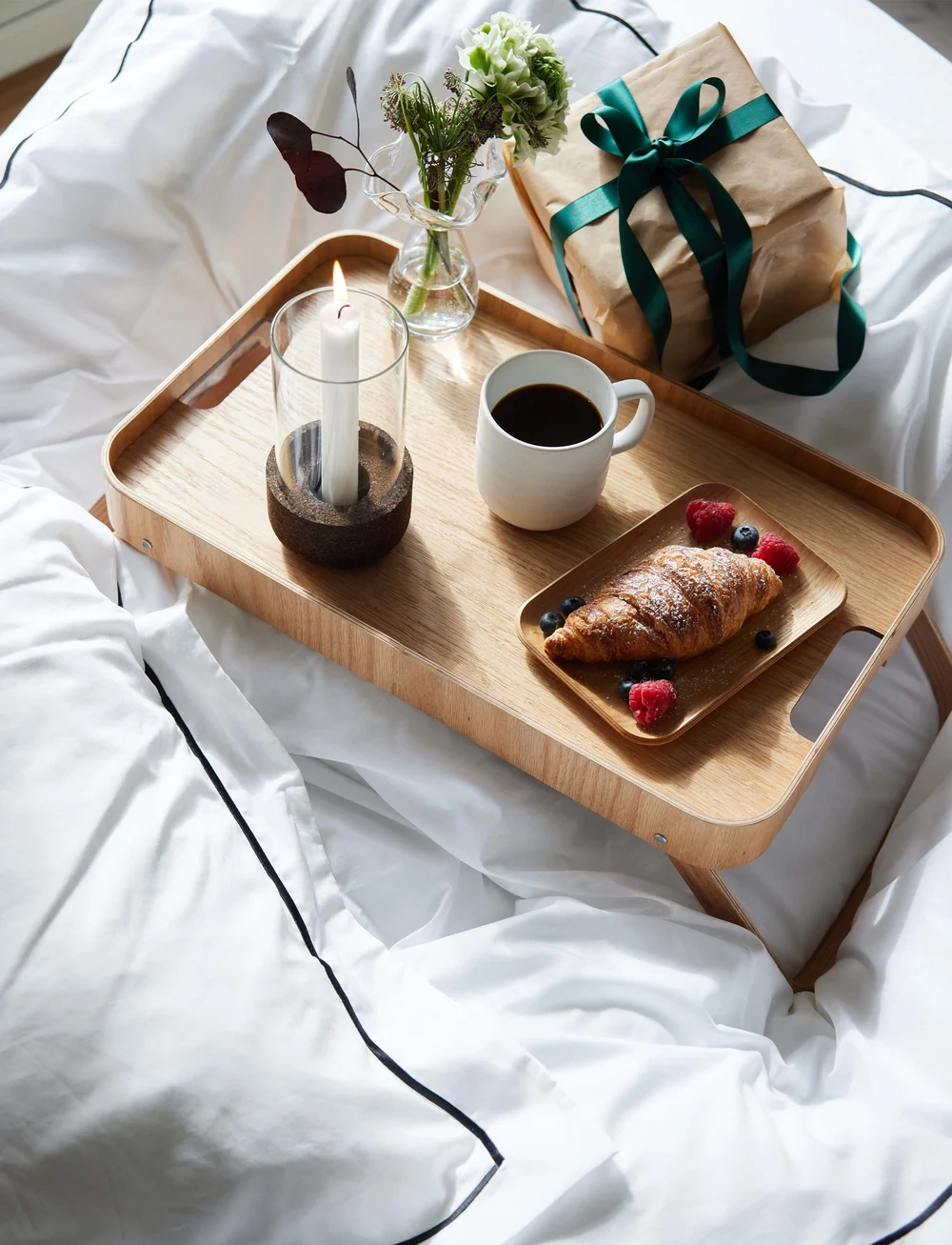 Sagaform - Hanna bed tray - nach preis einkaufen - brown - 1