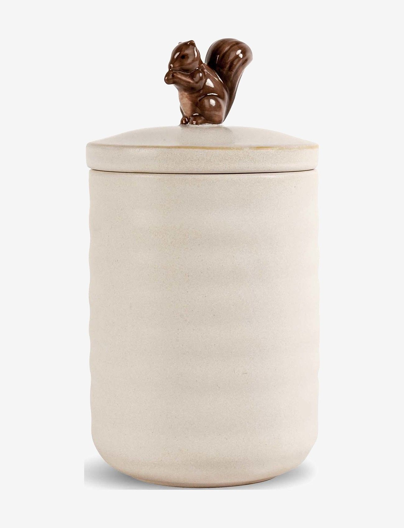 Sagaform - Ellen jar with lid squirrel - off white - 0