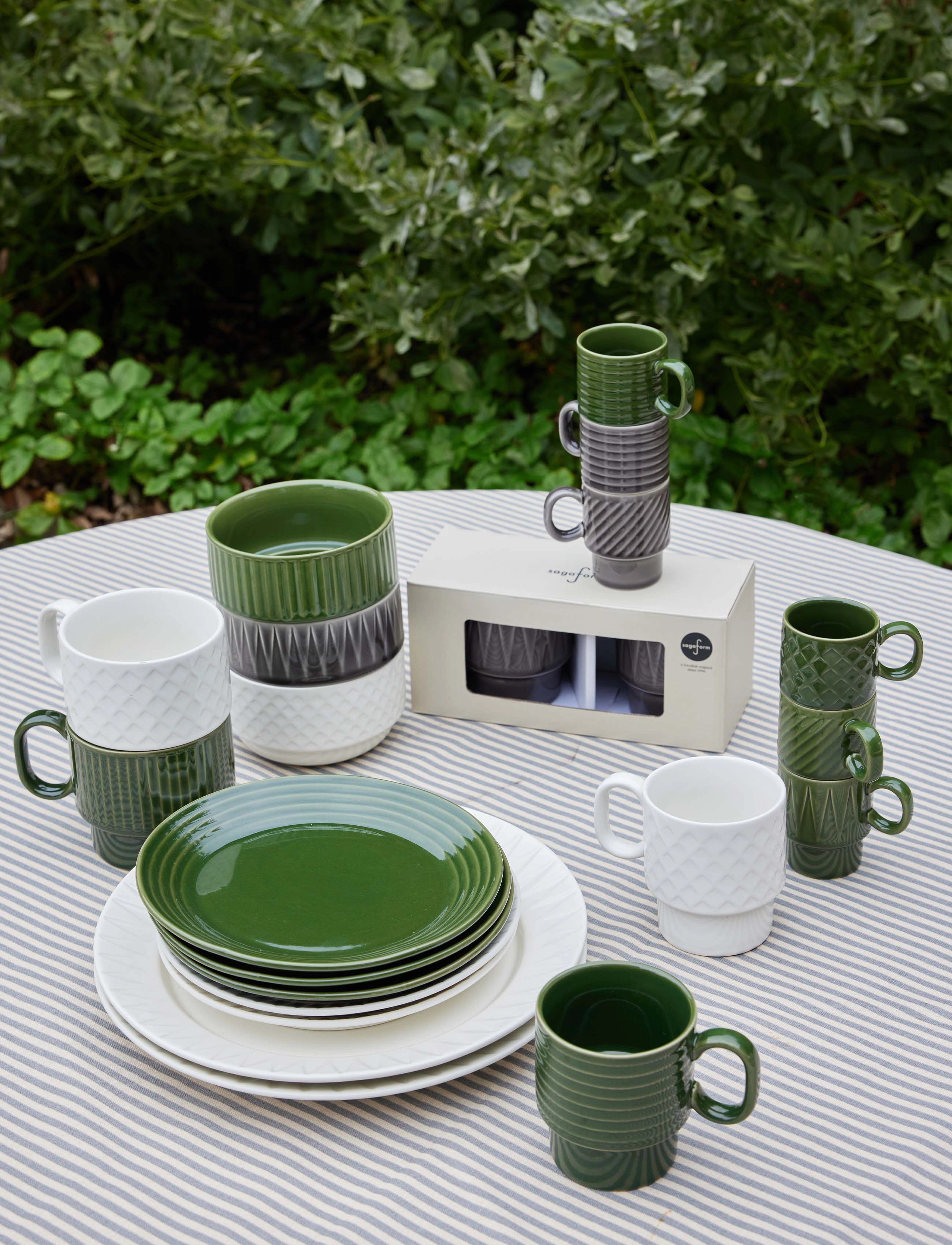 Sagaform - Coffee & More tea mug, 2-pcs - alhaisimmat hinnat - green - 2
