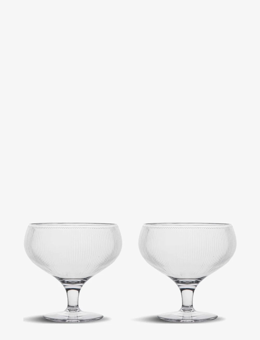 Sagaform - Billi coupe glass - RPET plastic - sektgläser - clear - 0