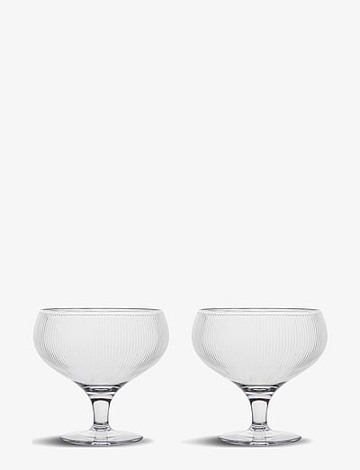 Sagaform Billi coupe glass - RPET plastic - Astiat - CLEAR / undefined