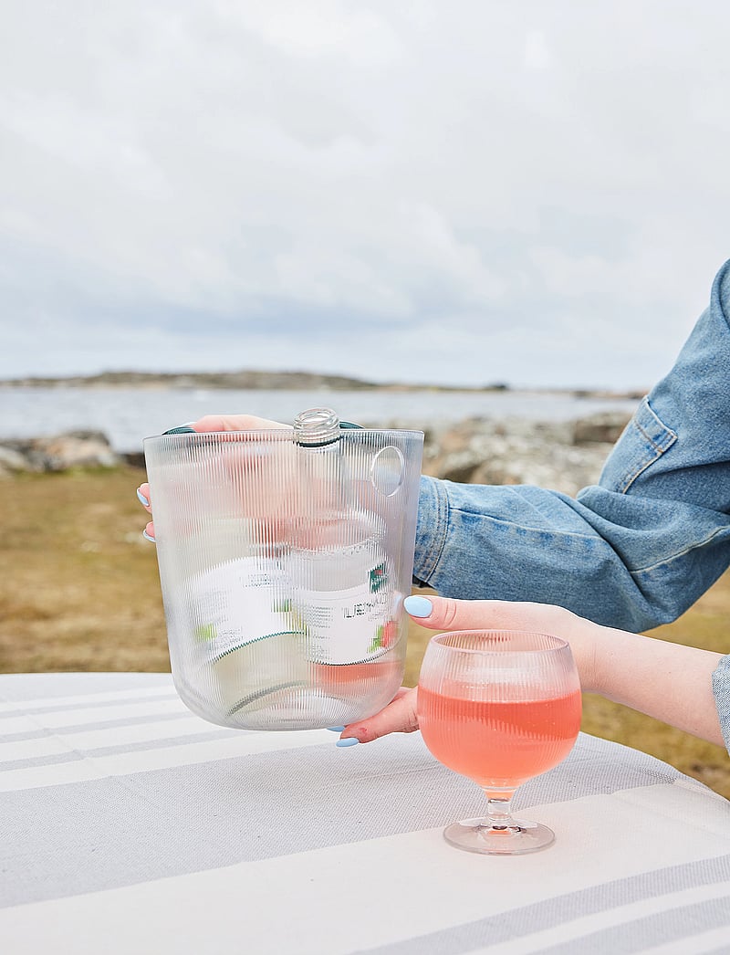 Sagaform - Billi wine cooler Clear - RPET plastic - die niedrigsten preise - clear - 3