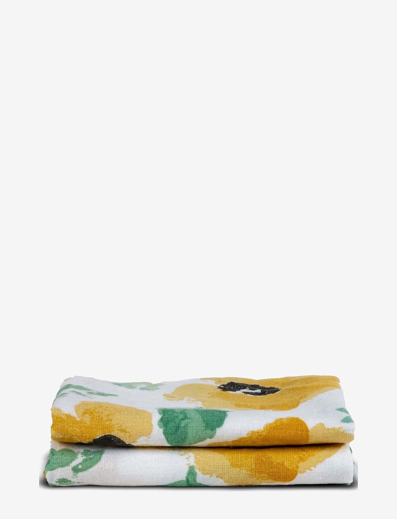 Sagaform - Eden kitchen towel, 2-pcs - mixed yellow - 1