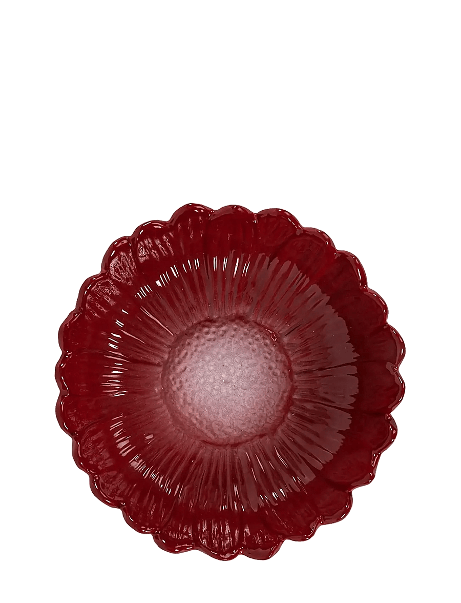 Sagaform - Dagny deep plate small - servierschalen - bordeaux - 1