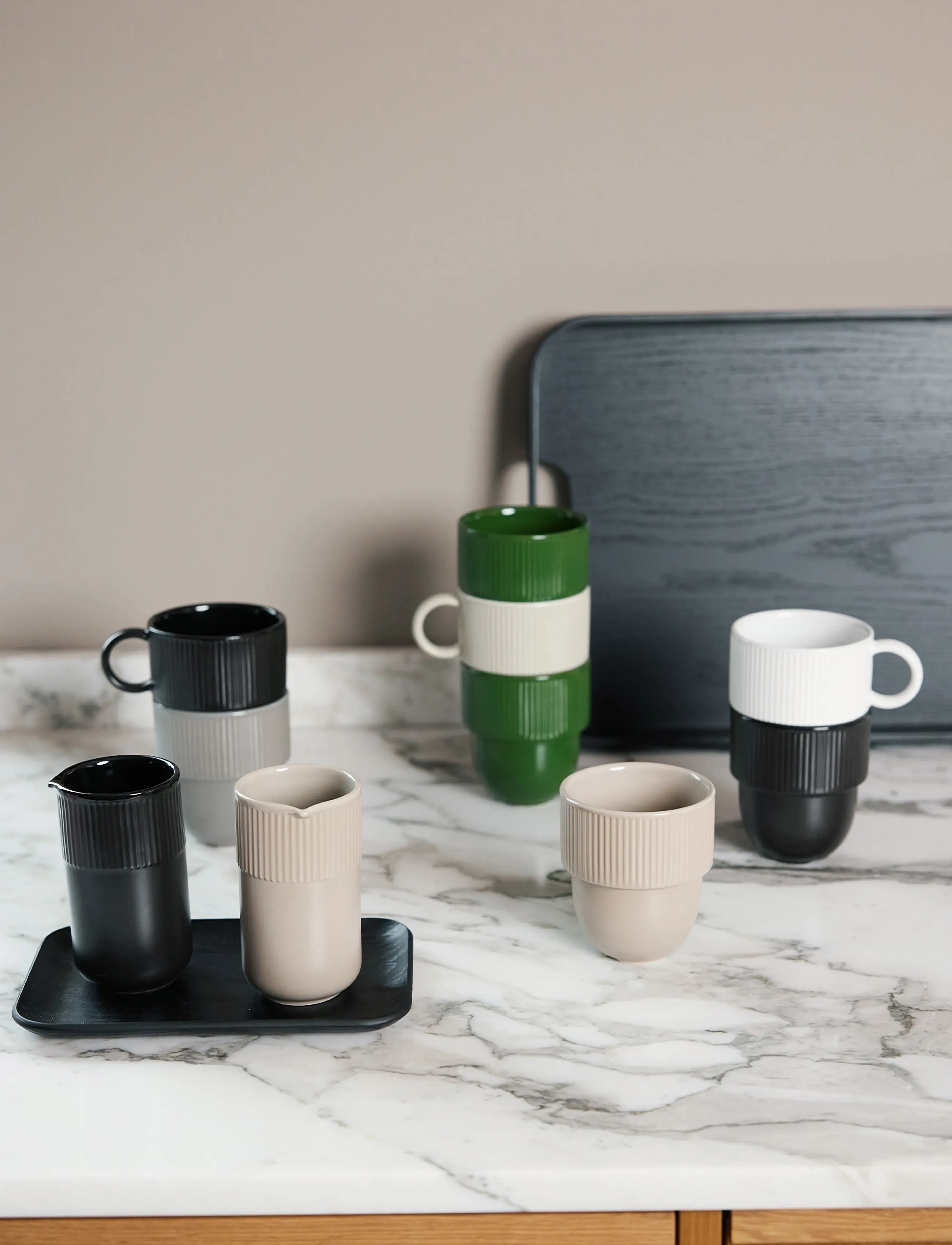 Sagaform - Hanna plate - väikesed taldrikud - black - 3