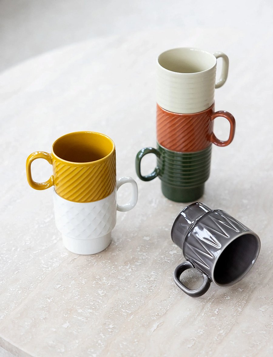 Sagaform - Coffee & More coffee mug, 2-pcs - kohvitassid - yellow - 2