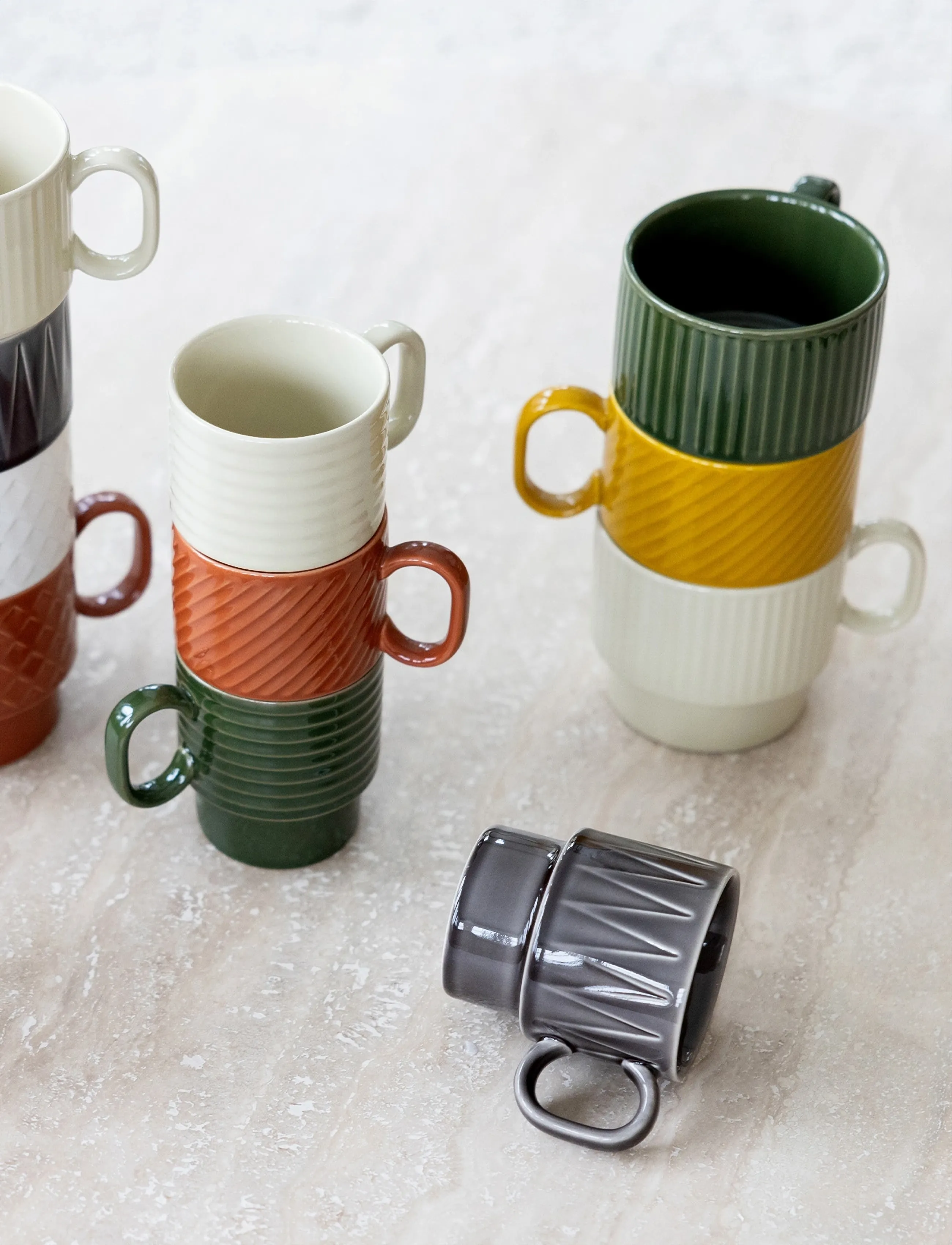 Sagaform Coffee & More Temugge, 2-Pak, One Size, Yellow, Kopper & Krus > Kaffekopper, Unisex