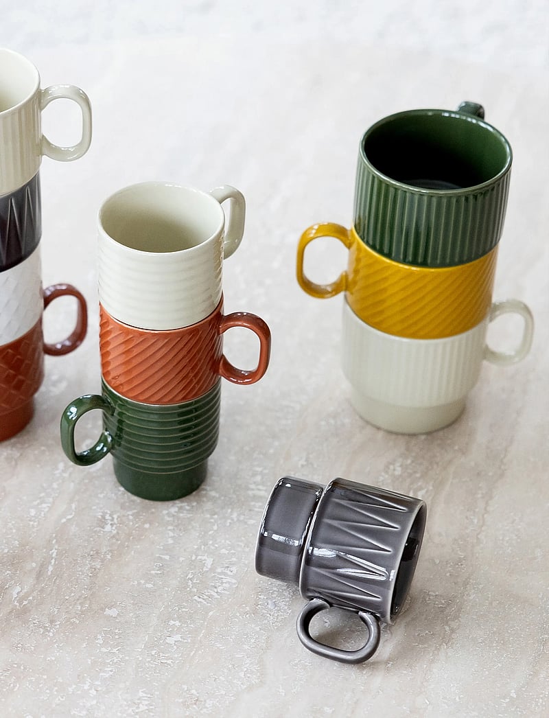 Sagaform - Coffee & More tea mug, 2-pcs - teetassen - yellow - 1