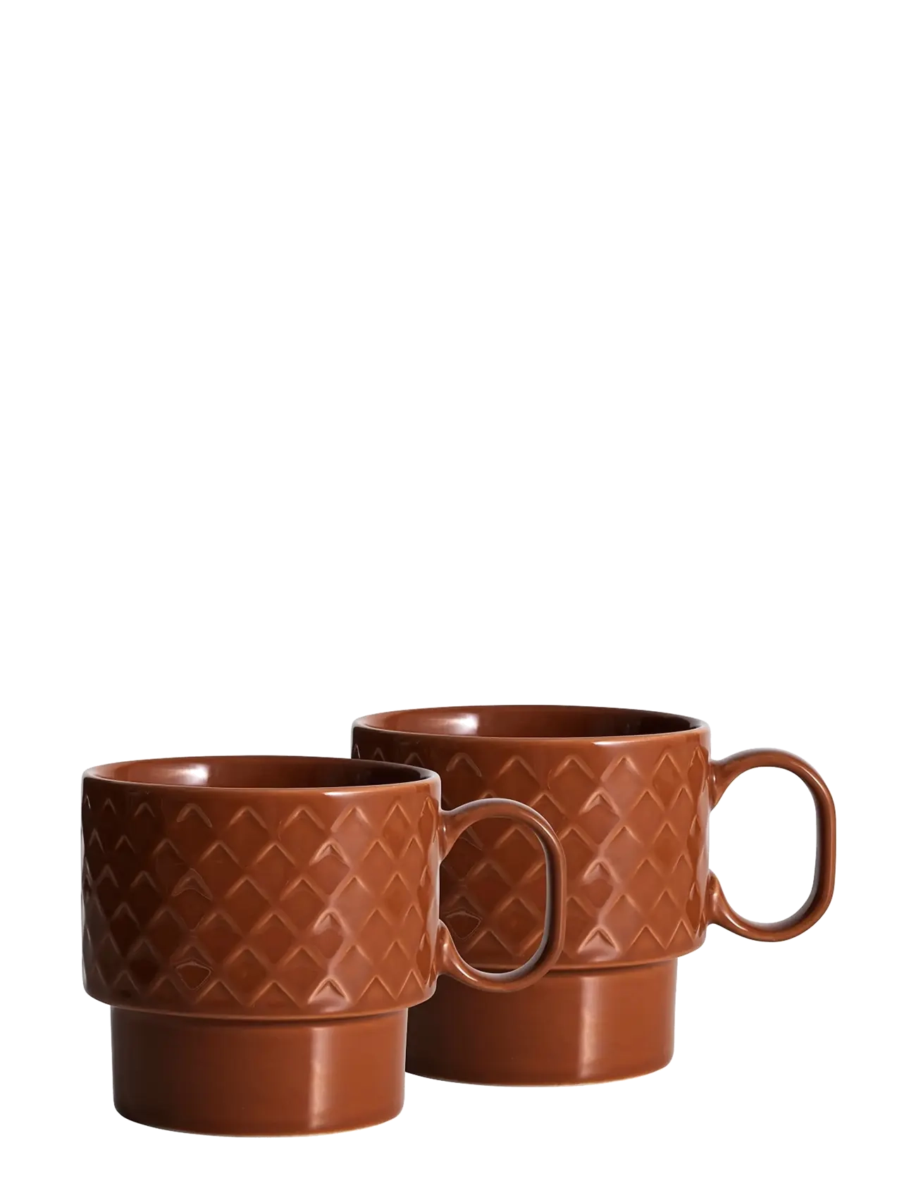 Sagaform Coffee & More Temugge, 2-Pak, Coffee Kop, Brun, Str: ONE SIZE