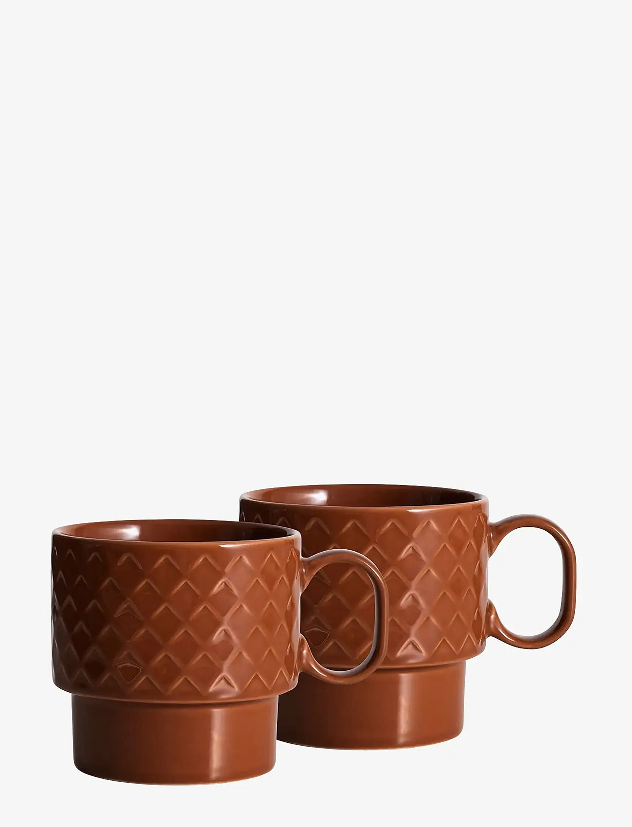 Sagaform - Coffee & More tea mug, 2-pcs - køb efter pris - terracotta - 0