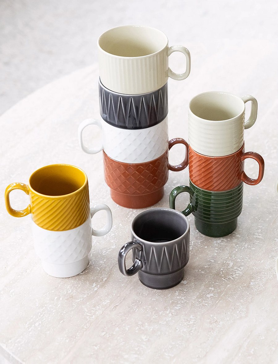 Sagaform - Coffee & More tea mug, 2-pcs - teetassen - terracotta - 0