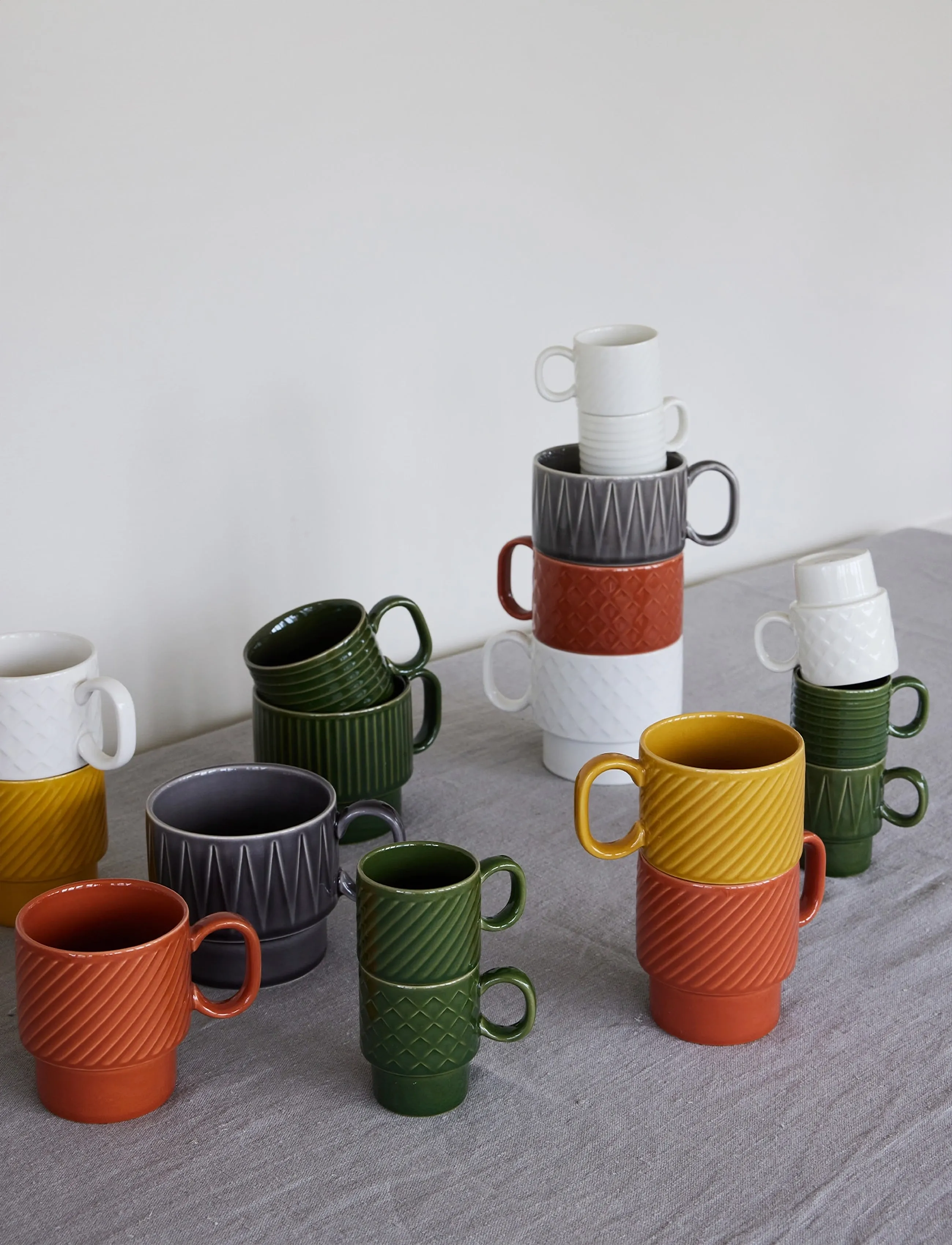 Sagaform - Coffee & More tea mug, 2-pcs - tea cups - terracotta - 2