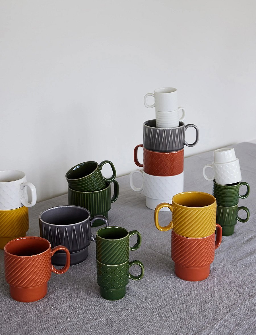 Sagaform - Coffee & More tea mug, 2-pcs - teetassen - terracotta - 2