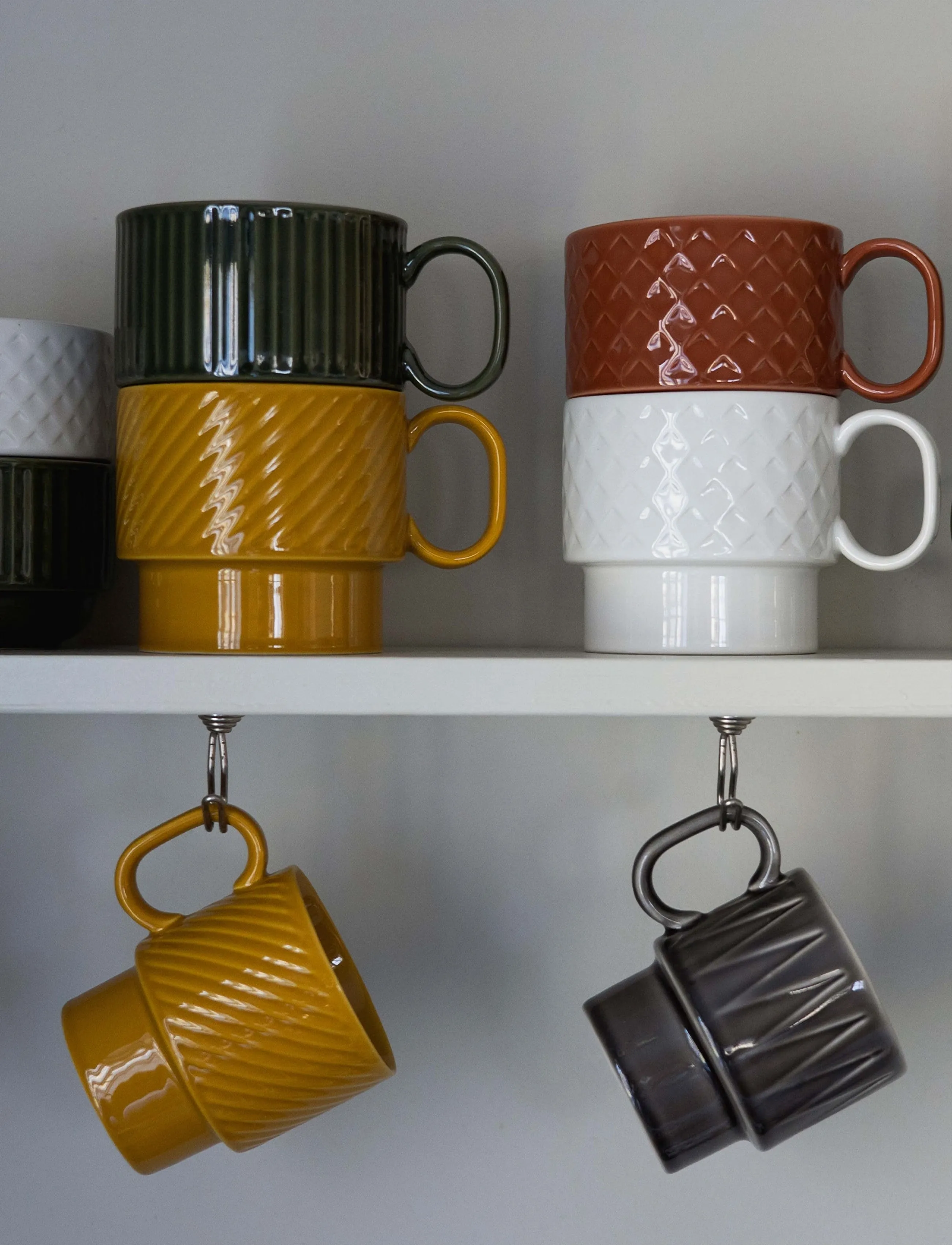 Sagaform - Coffee & More tea mug, 2-pcs - tea cups - terracotta - 3