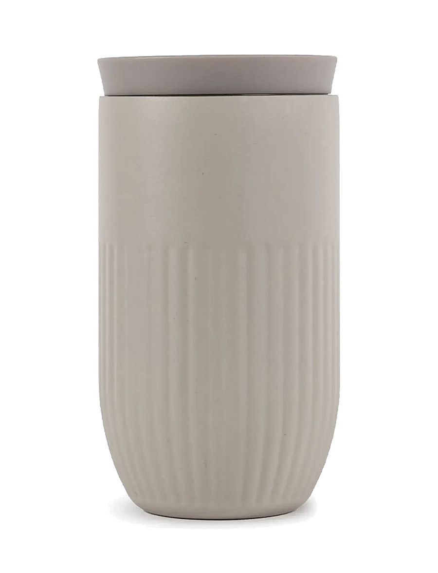 Sagaform - Tova thermal mug - thermostassen - beige pantone warm gray 3c - 1