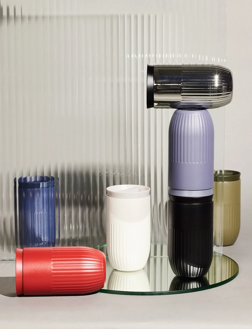 Sagaform - Tova thermal mug - osta hinna alusel - beige pantone warm gray 3c - 5