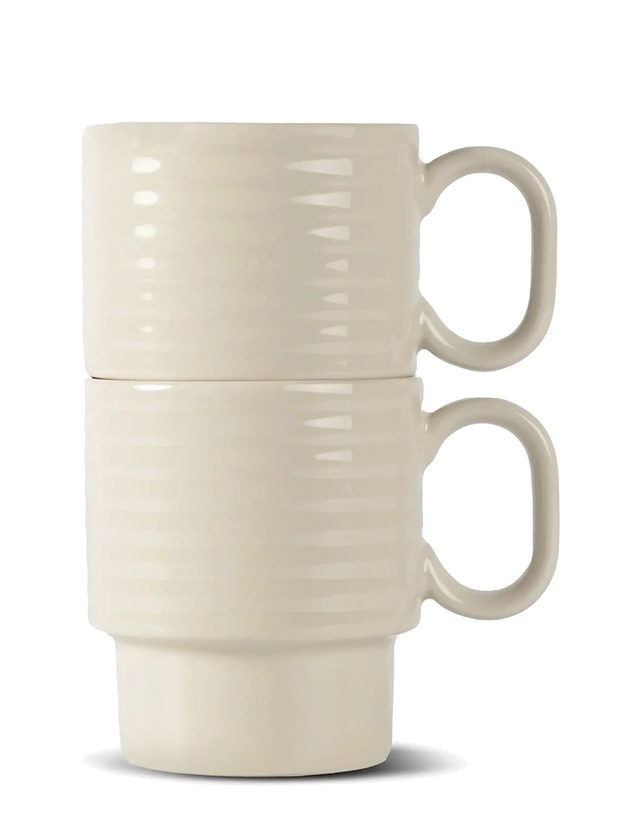 Sagaform Coffee & More Kaffekrus, 2-Pak, Coffee Kop, Creme, Str: ONE SIZE