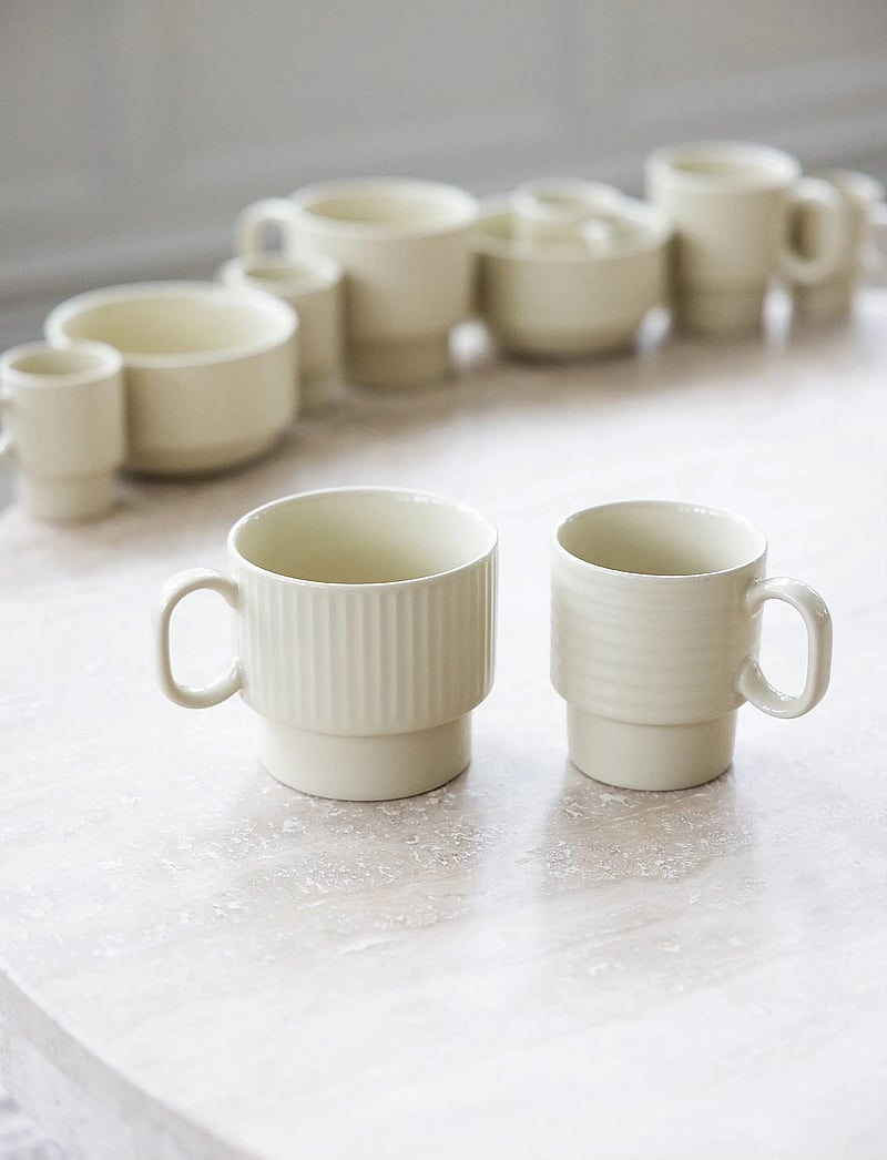 Sagaform - Coffee & More coffee mug, 2-pcs - kohvitassid - beige - 2