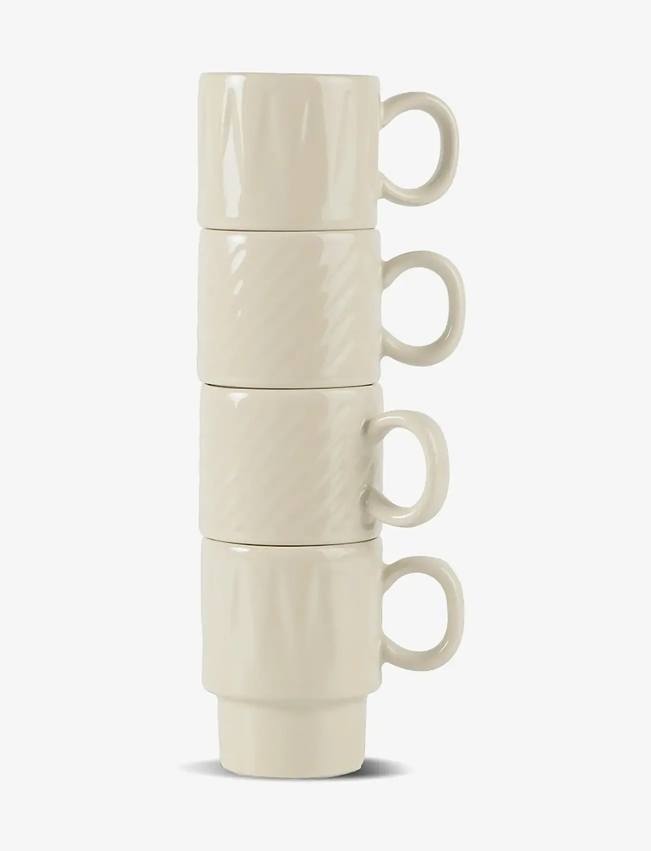 Sagaform - Coffee & More espresso mug, 4-pcs - espressotassid - beige - 1