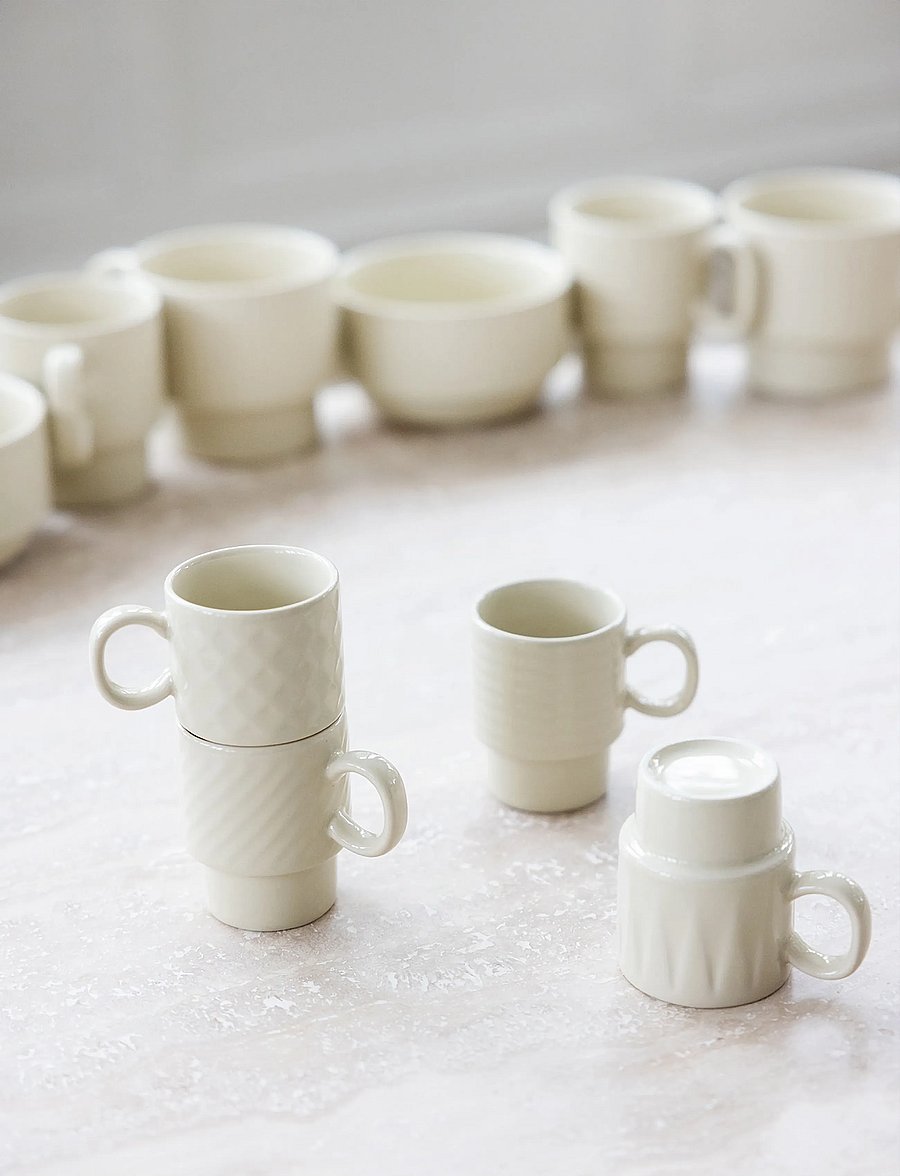 Sagaform - Coffee & More espresso mug, 4-pcs - espressotassid - beige - 0