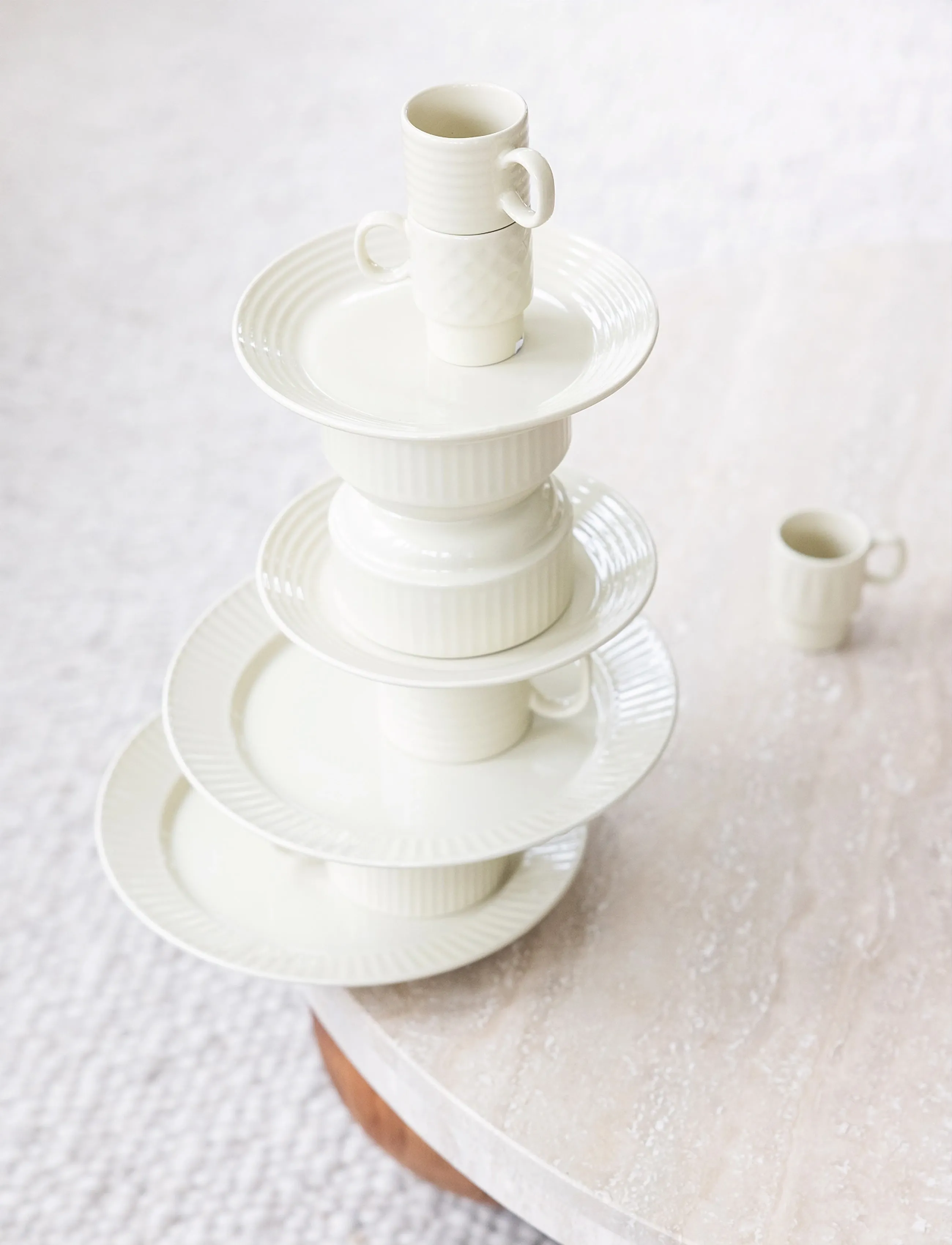 Sagaform - Coffee & More espresso mug, 4-pcs - espressotassid - beige - 3