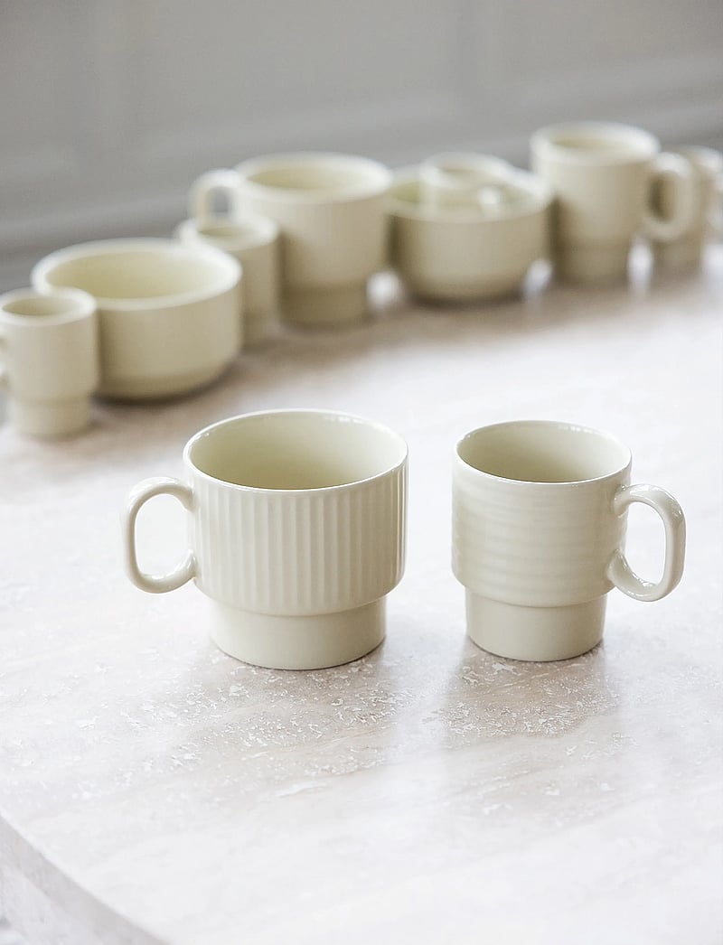 Sagaform - Coffee & More tea mug, 2-pcs - nach preis einkaufen - beige - 1