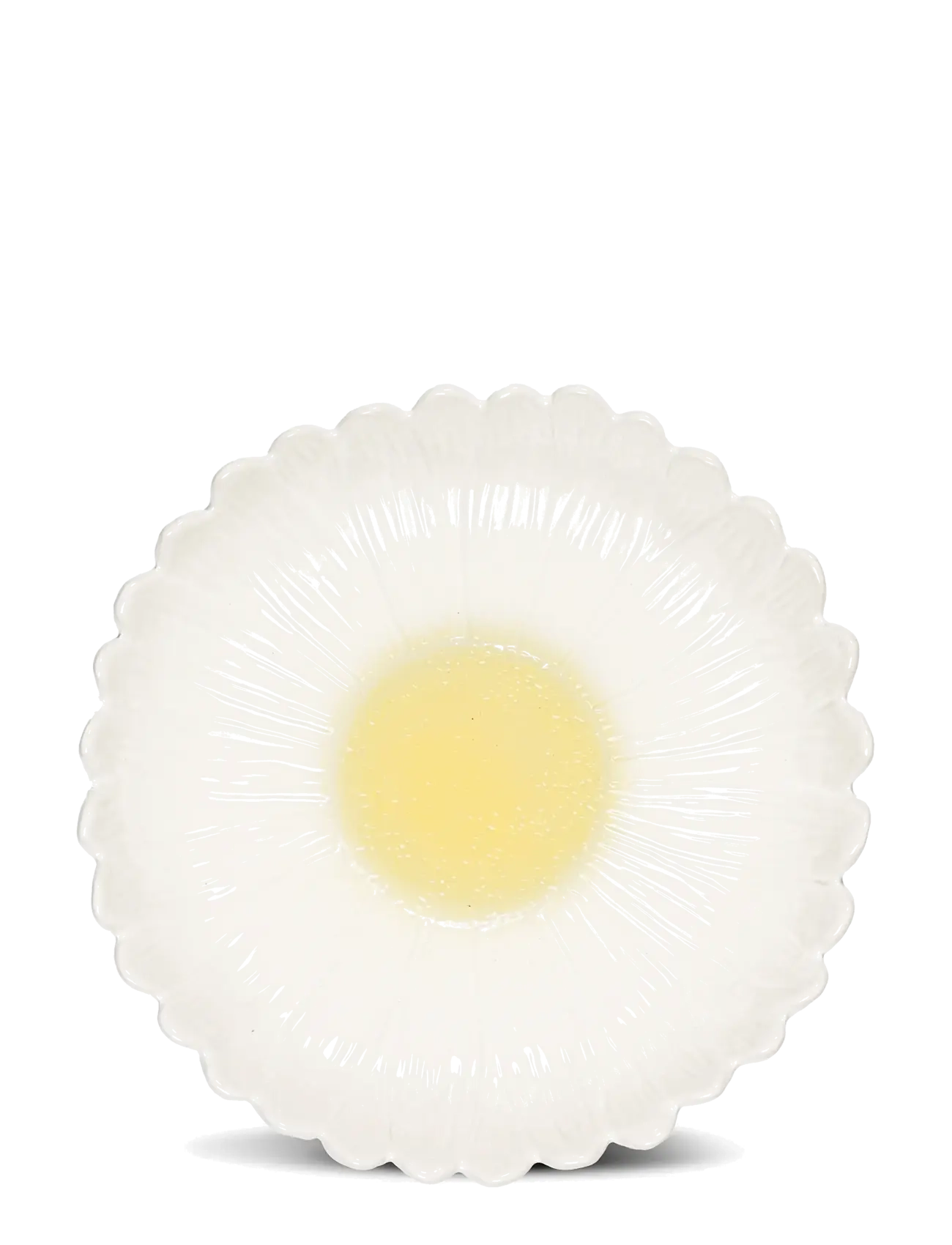 Dagny deep plate big - WHITE