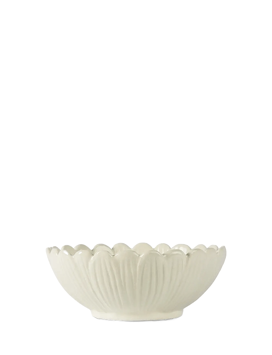 Sagaform - Dagny deep bowl small - servierschalen - white - 3
