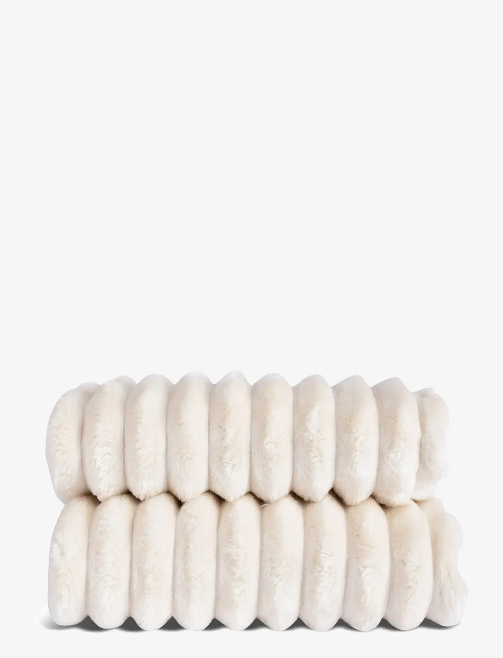 Sagaform - Esther fleecepläd - köp efter pris - off white - 0