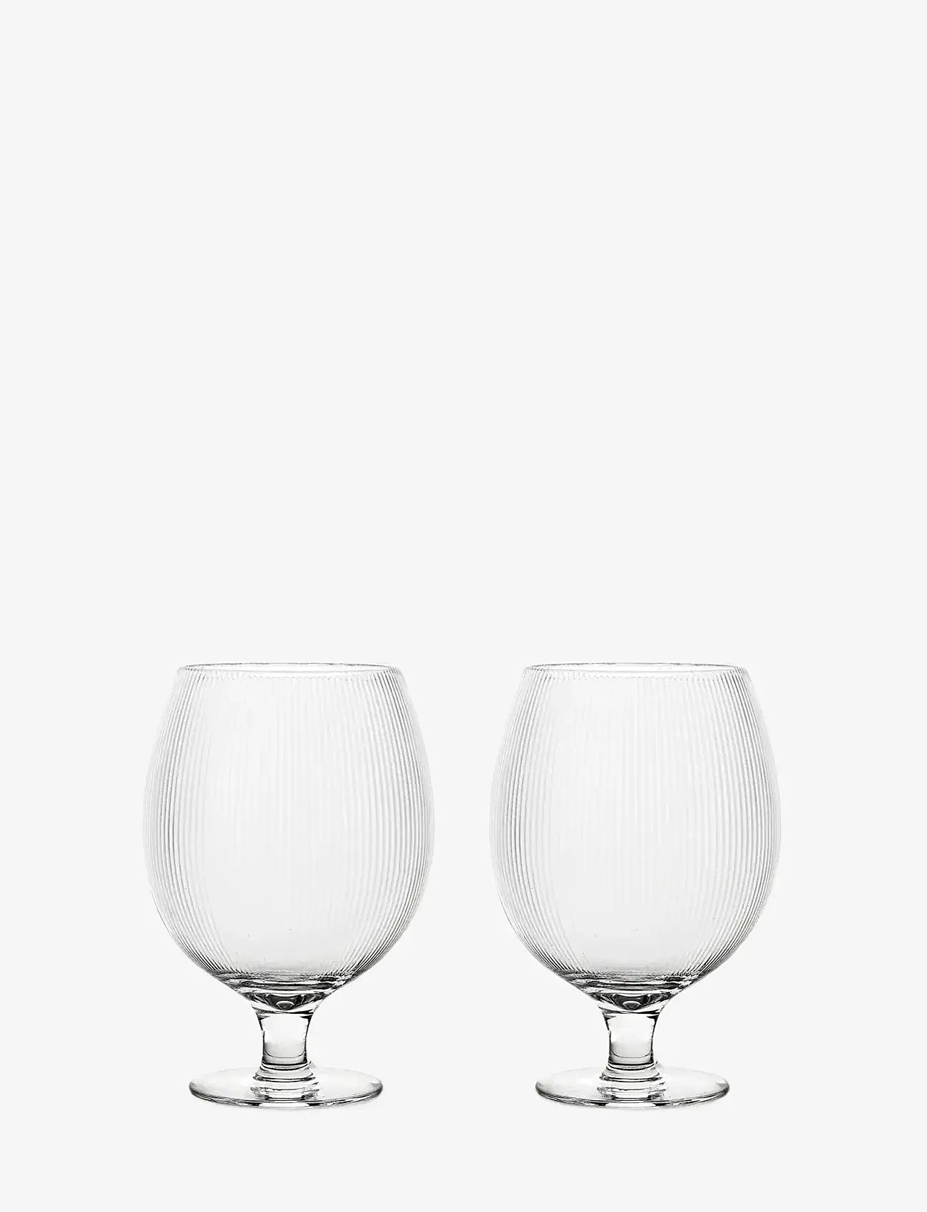 Sagaform - Blanka beer glass, 2-pcs - beer glasses - clear - 1