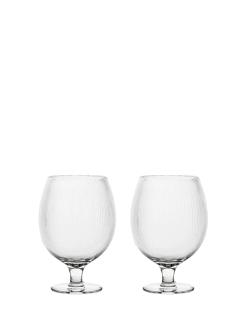 Sagaform - Blanka beer glass, 2-pcs - beer glasses - clear - 1