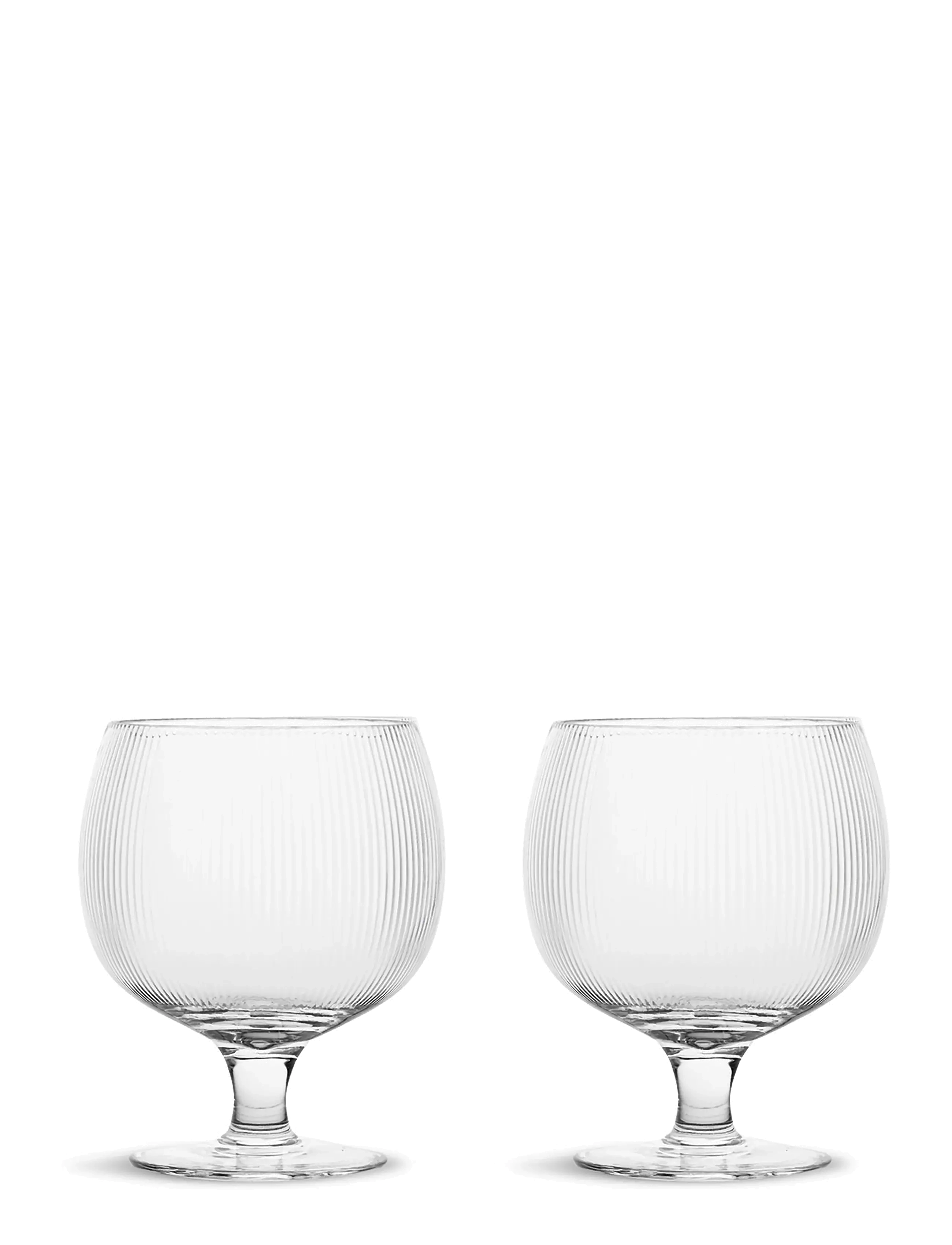 Sagaform Blanke Vinglas, 2-Pak, Rød Vinglases, Nude, Str: 35 CL