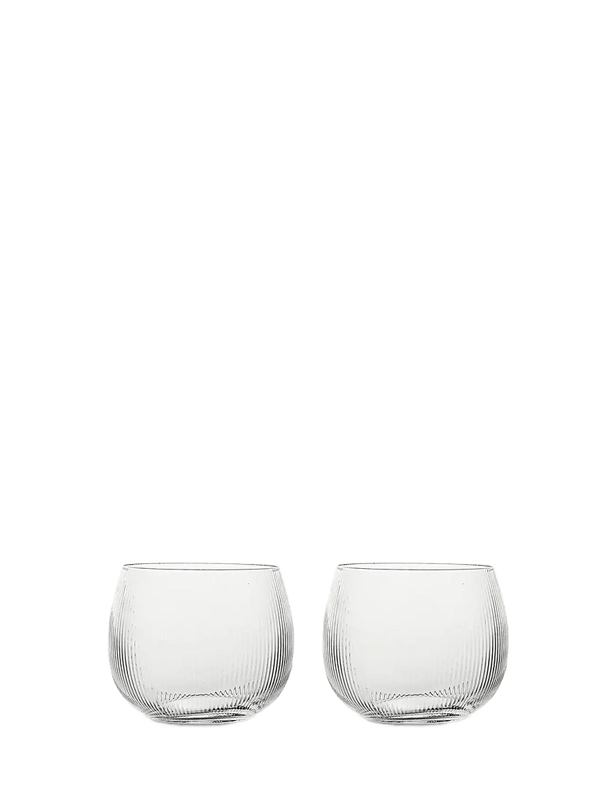 Sagaform - Blanka water glass, 2-pcs - joogiklaasid - clear - 1