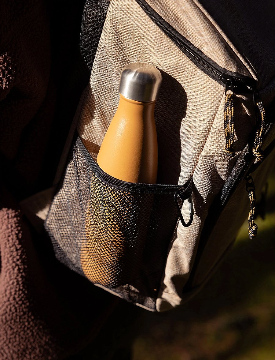 Sagaform - Nils steel bottle PC - thermosflaschen - fudge pantone 4261c - 0