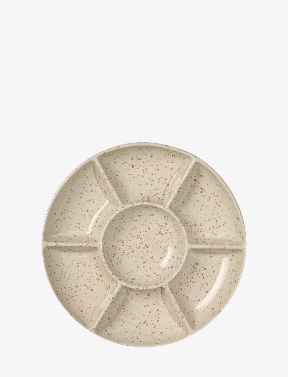 Sagaform - Ditte serving plate - osta hinna alusel - beige/bordeaux - 0