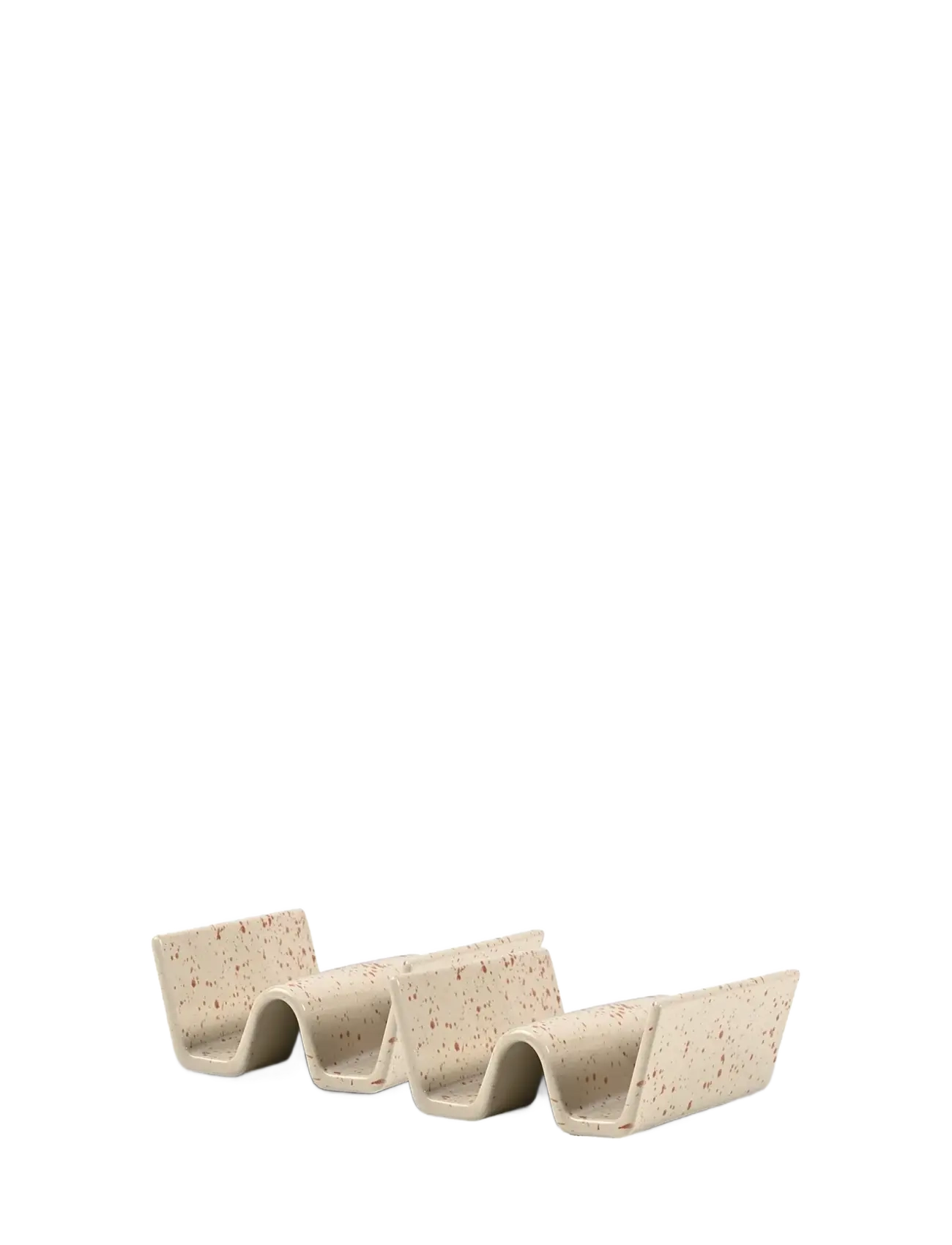 SAGAFORM Ditte Tacostativ, 2-Pak Beige - One Size - Unisex