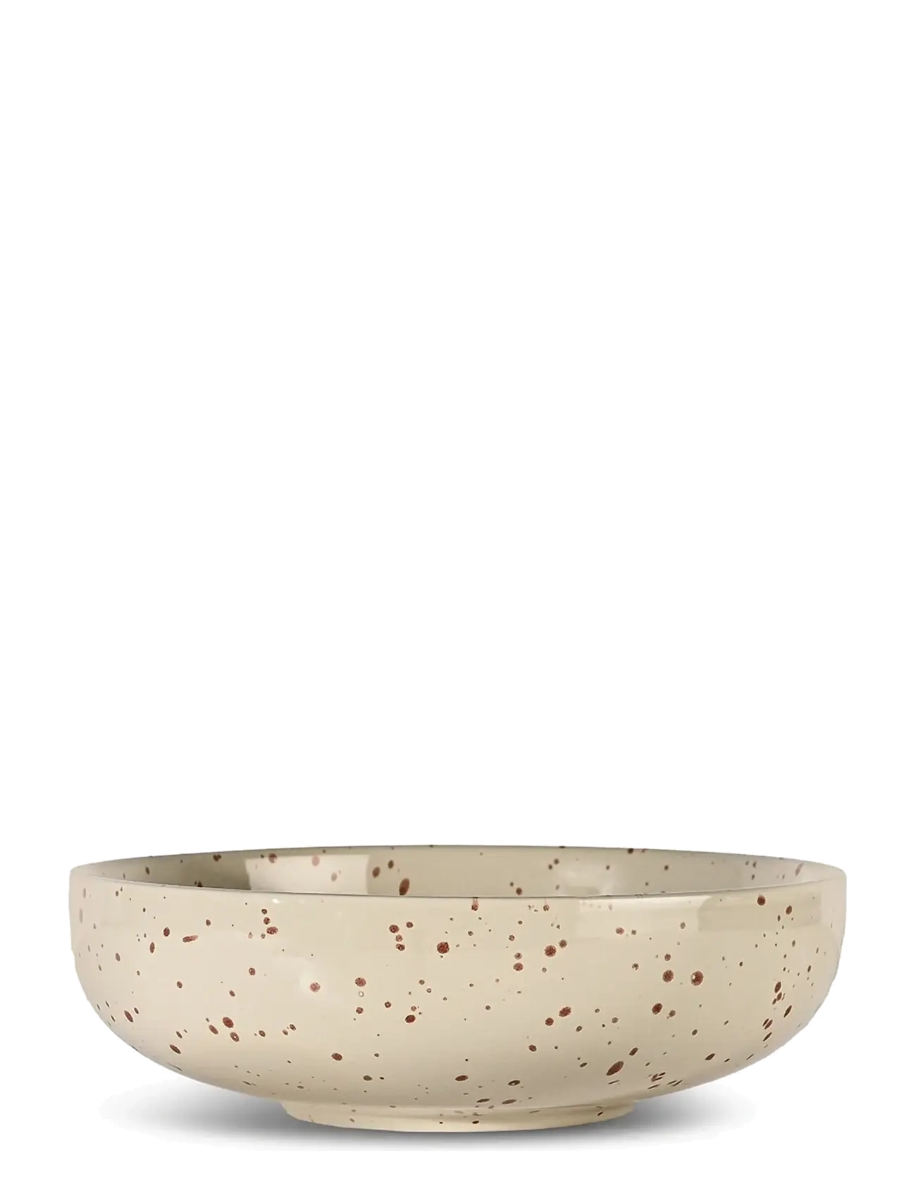 Sagaform Ditte serving bowl - Kausid - BEIGE/BORDEAUX / beige