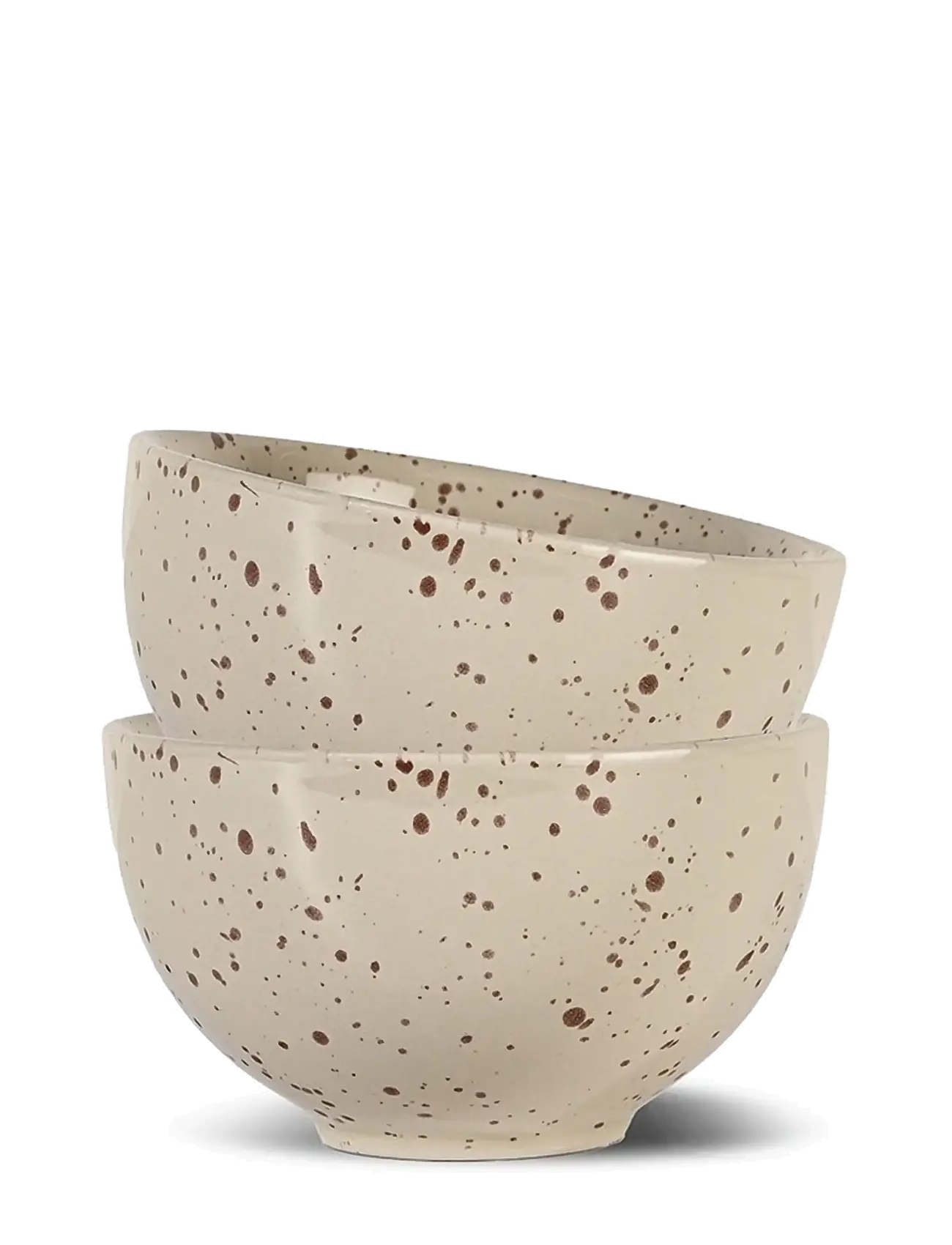 SAGAFORM Ditte-Skål, 2-Pak Beige - One Size - Unisex