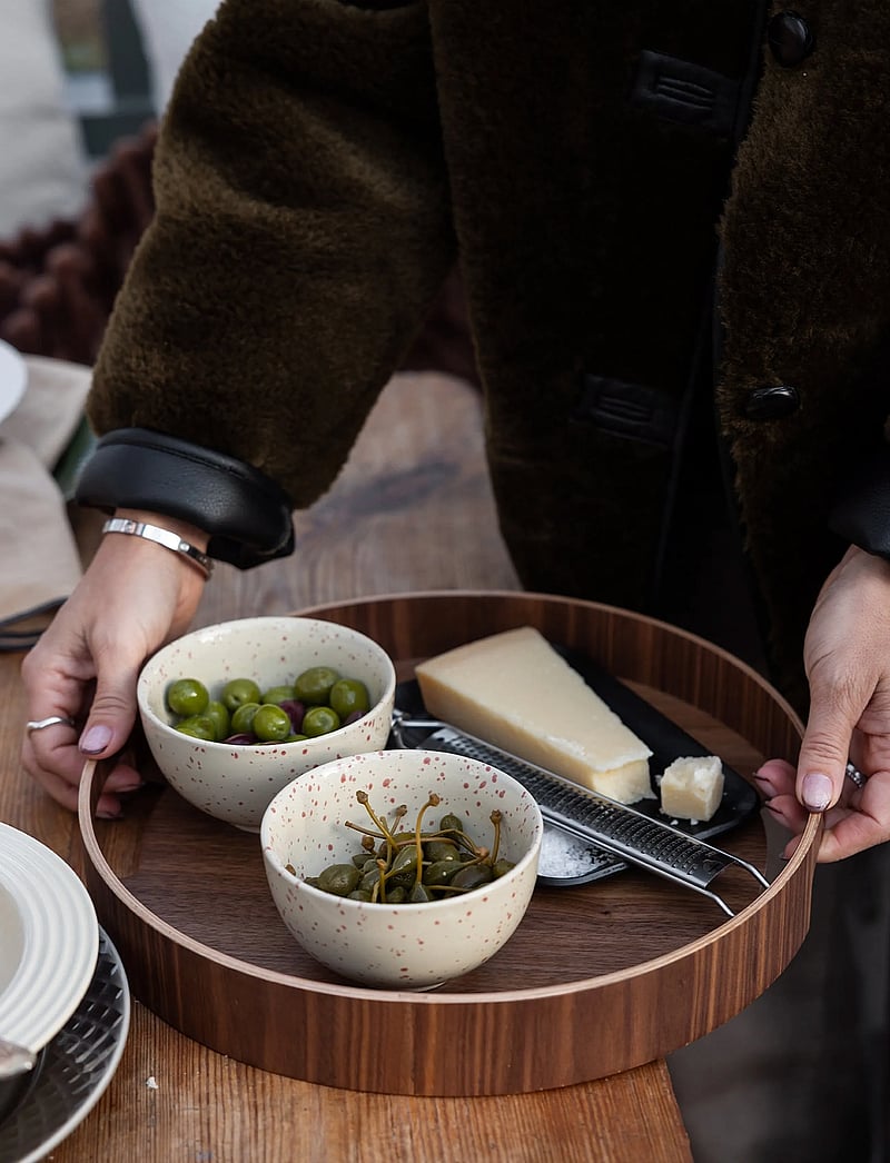 Sagaform - Ditte bowl, 2-pcs - hommikusöögikausid - beige/bordeaux - 2