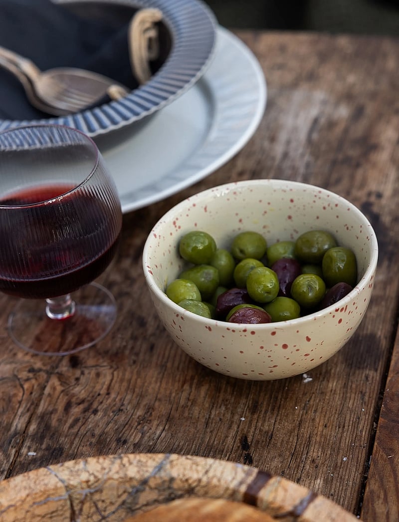 Sagaform - Ditte bowl, 2-pcs - hommikusöögikausid - beige/bordeaux - 4