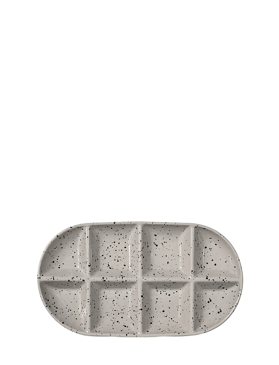 Sagaform - Ditte serving plate large - tapasbretter & -sets - grey/black - 1