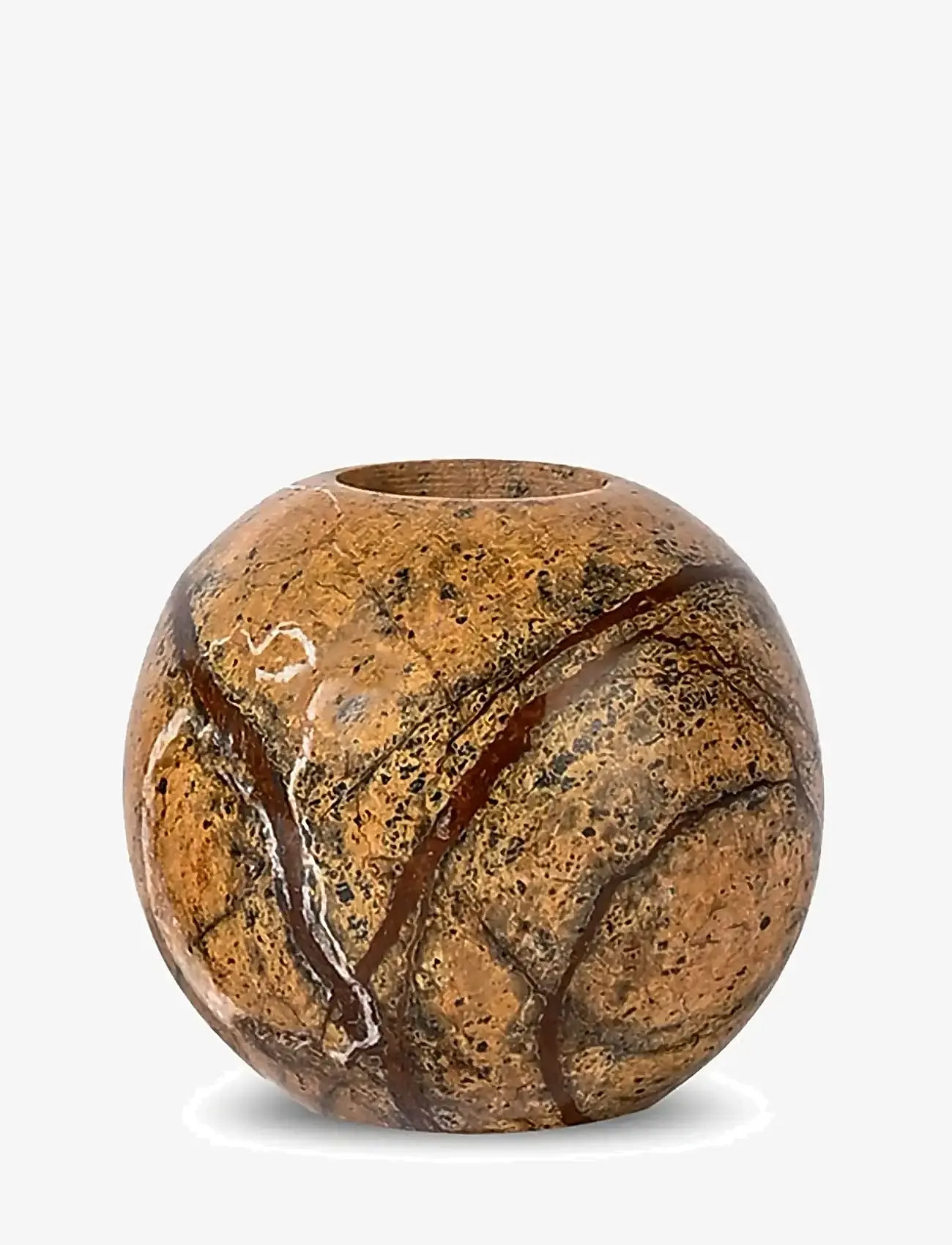 Sagaform - Sten candle holder - lysestager - brown - 0