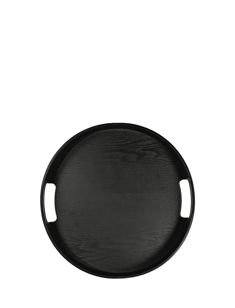 Sagaform - Hanna round tray - tabletts - black - 1