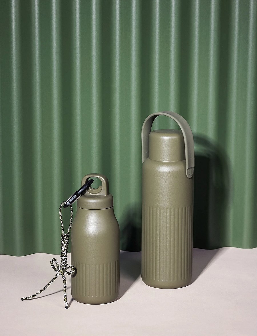 Sagaform - Theo thermal flask - termopudelid - green pantone 4228c - 0