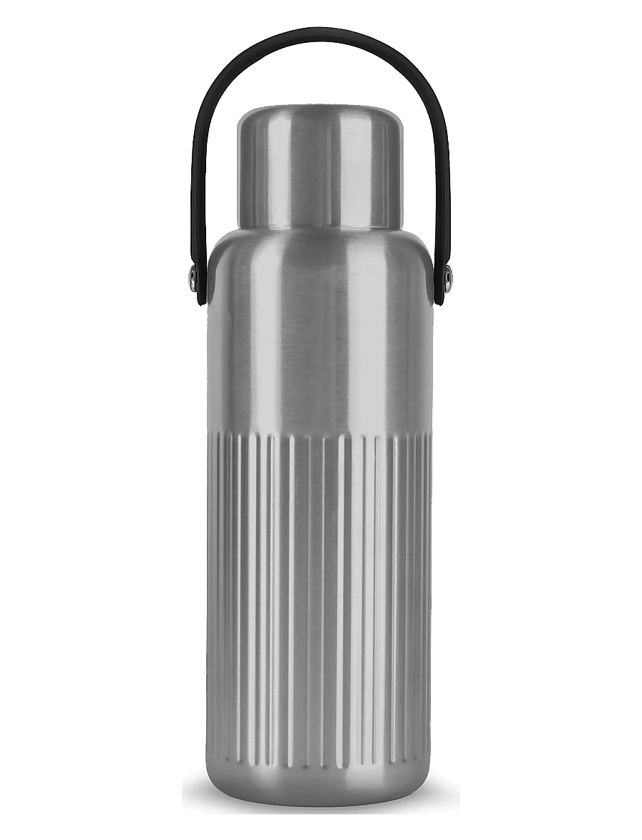 Sagaform - Theo thermal flask - thermosflaschen - silver - 1