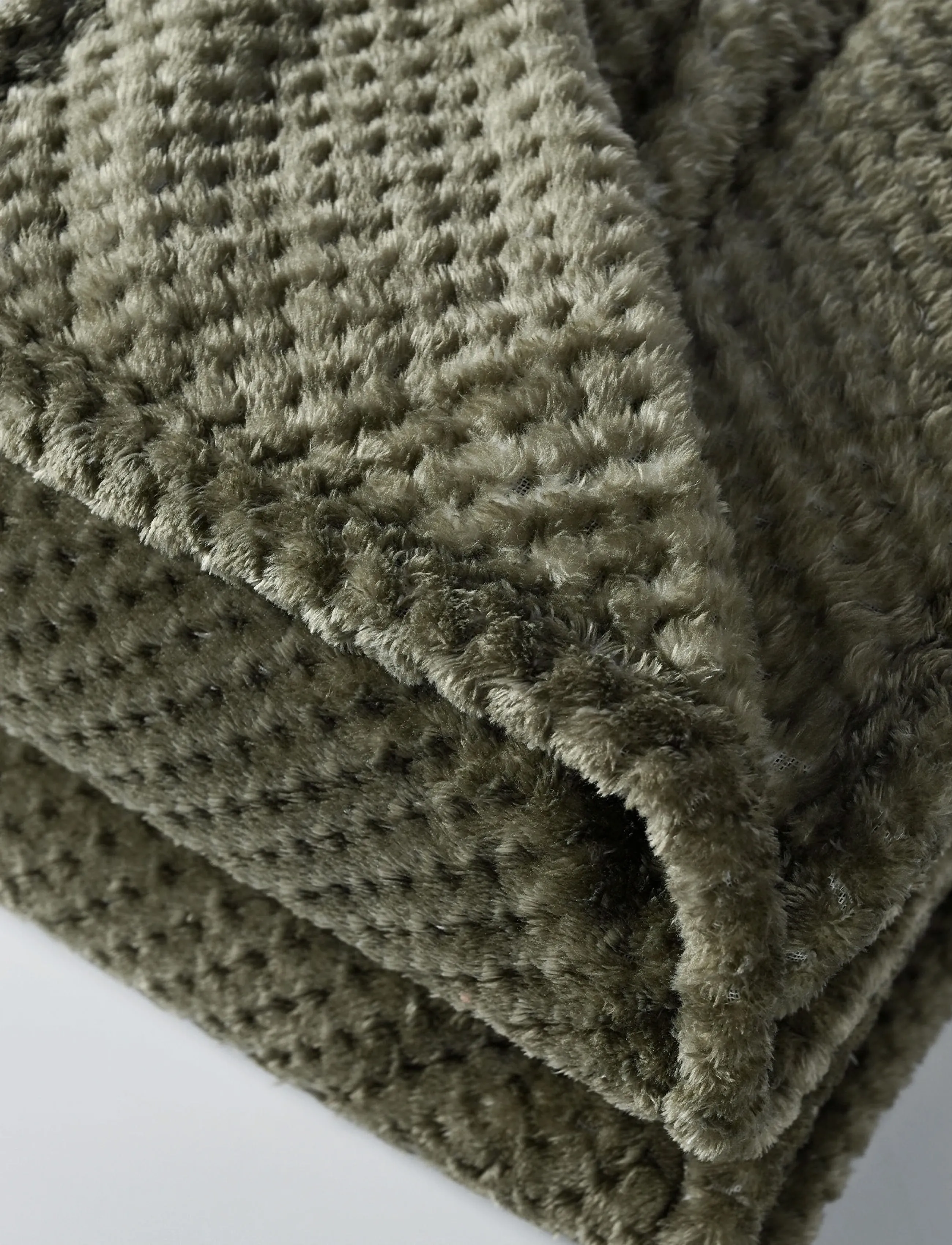 Sagaform - Anni fleece plaid - textilien für den außenbereich - green - 2