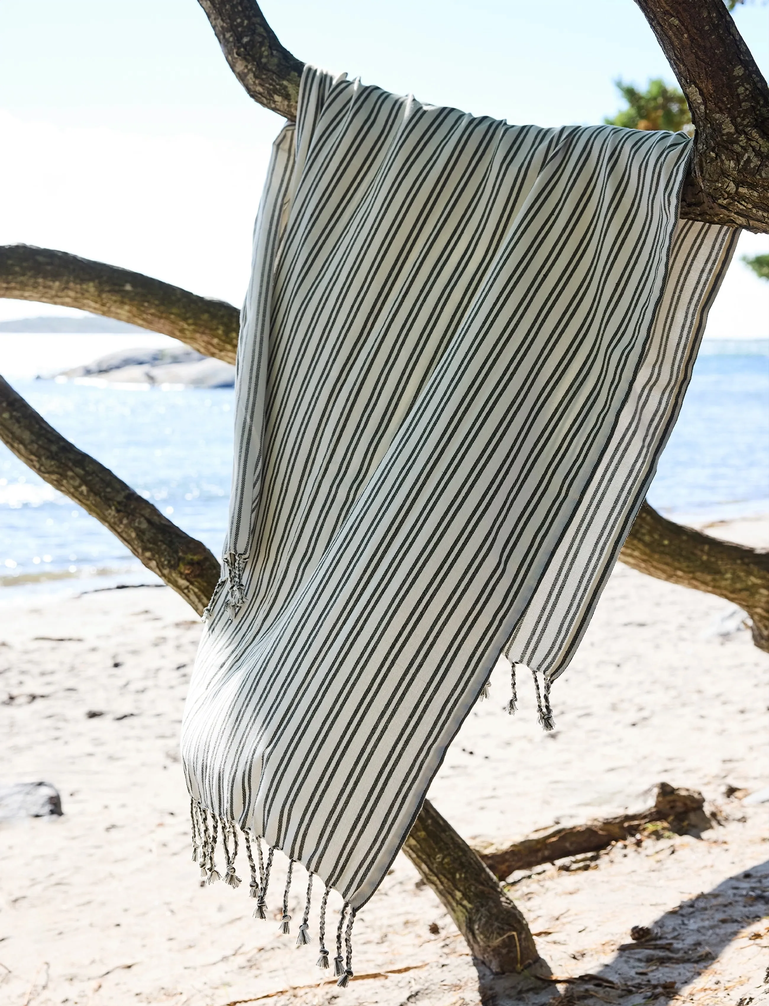 Sagaform Ella Hamam-Håndklæde 90 X 170 Cm, 90X170 cm, Towels & Bath Towels, Mehrfarbig/gemustert - Beach Frauen