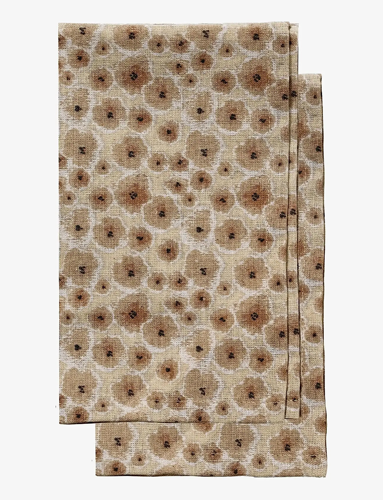 Sagaform - Edith kitchen towel, 2-pcs - viskestykker - mixed beige - 1