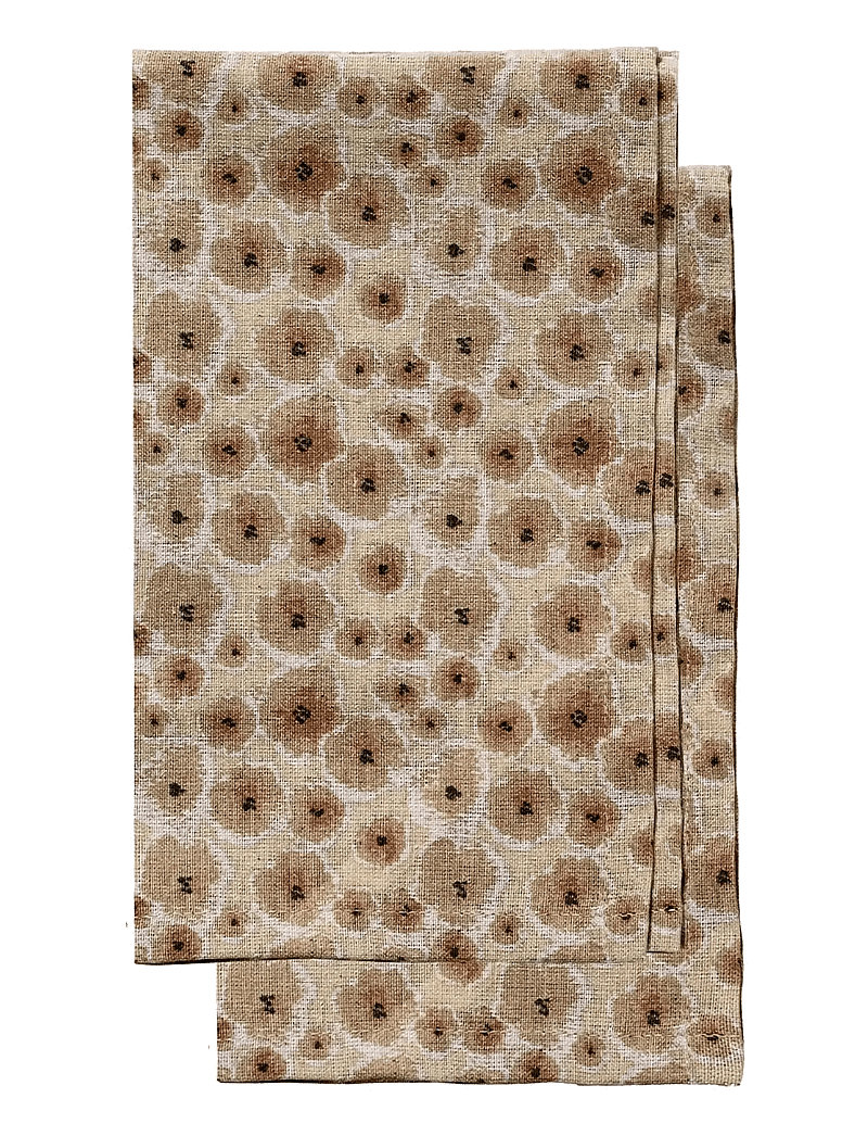 Sagaform - Edith kitchen towel, 2-pcs - köögirätikud - mixed beige - 1